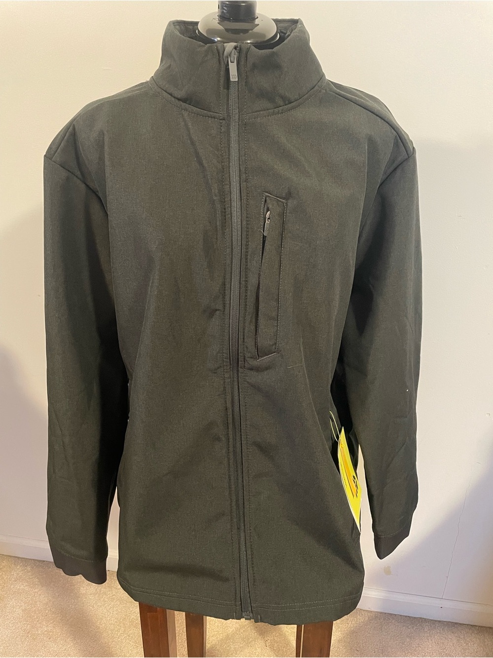 Men's All In Motion Dark Grey Full-Zip Jacket - XL